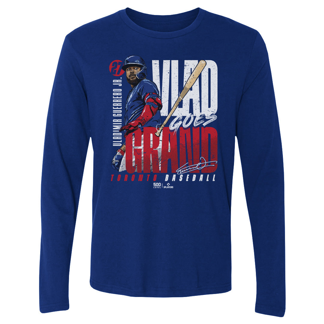Vladimir Guerrero Jr. Men's Long Sleeve T-Shirt | 500 LEVEL