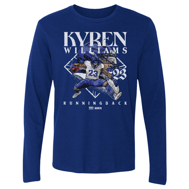 Kyren Williams Men's Long Sleeve T-Shirt | 500 LEVEL