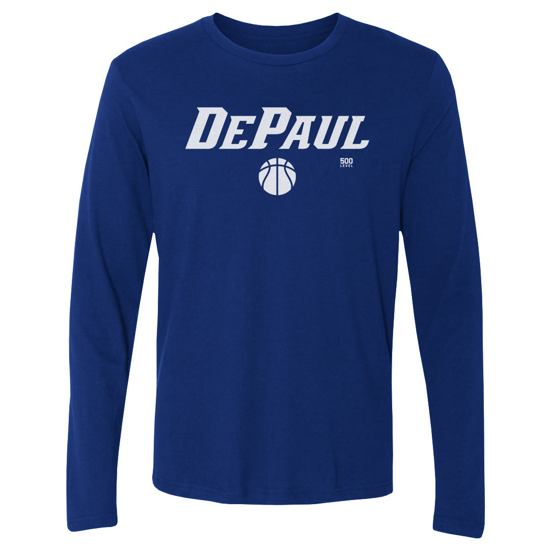 DePaul Blue Demons Men's Long Sleeve T-Shirt | 500 LEVEL