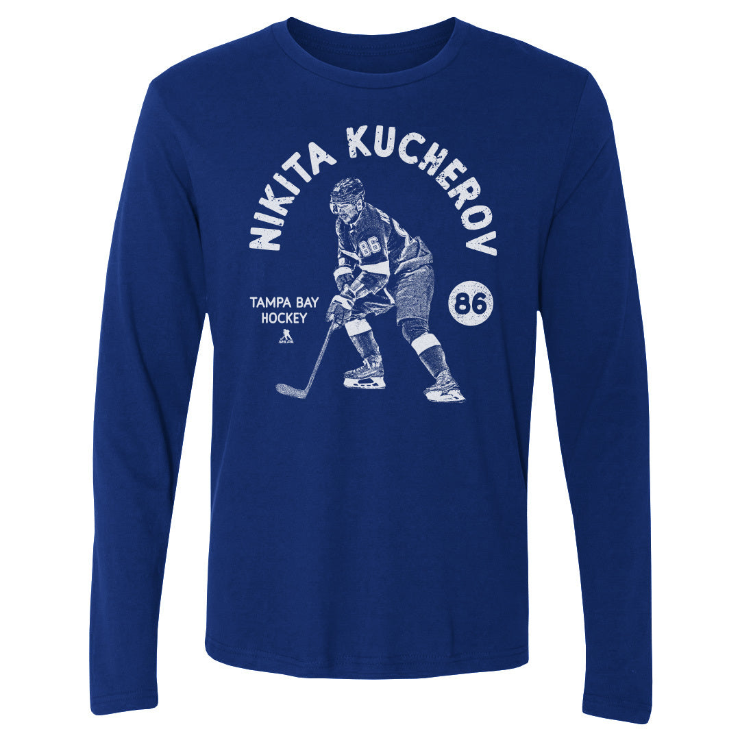 Nikita Kucherov Men's Long Sleeve T-Shirt | 500 LEVEL