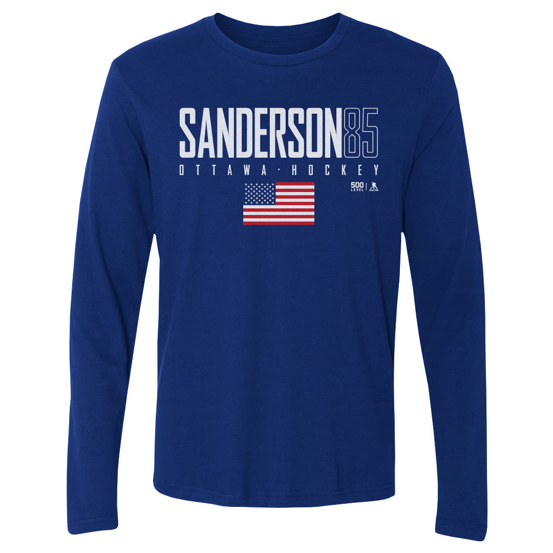 Jake Sanderson Men's Long Sleeve T-Shirt | 500 LEVEL