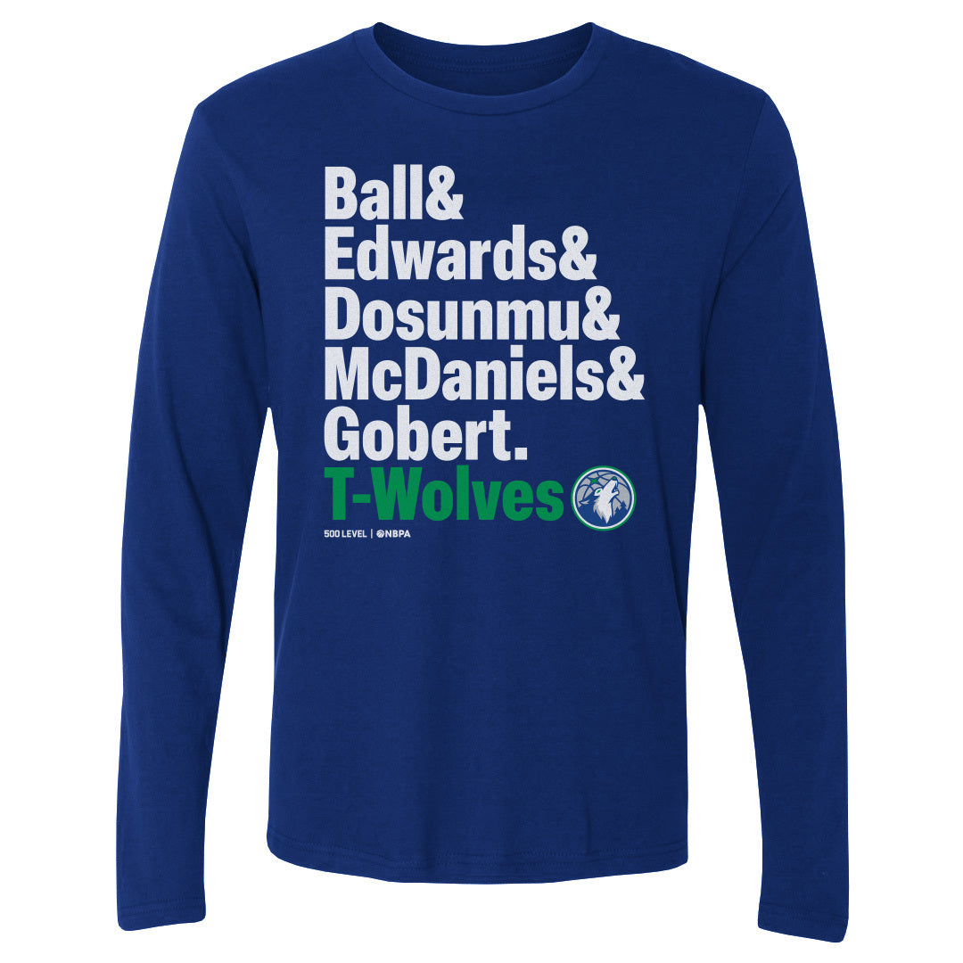 Minnesota Timberwolves Men's Long Sleeve T-Shirt | 500 LEVEL