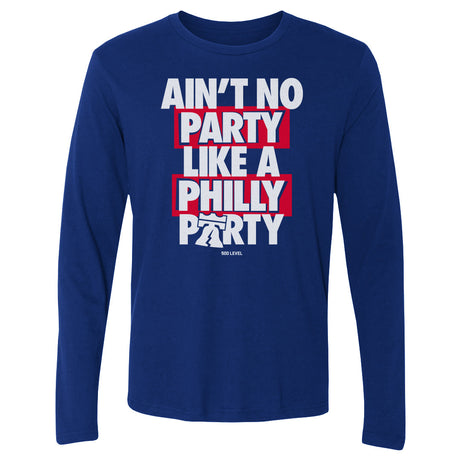 Philadelphia Basketball Men's Long Sleeve T-Shirt | 500 LEVEL