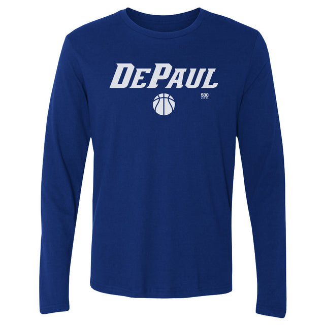 DePaul Blue Demons Men's Long Sleeve T-Shirt | 500 LEVEL