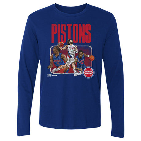 Detroit Pistons Men's Long Sleeve T-Shirt | 500 LEVEL