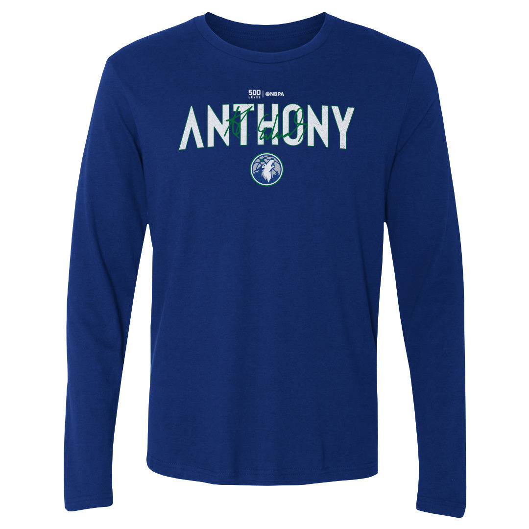 Anthony Edwards Men's Long Sleeve T-Shirt | 500 LEVEL