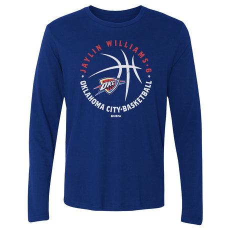 Jaylin Williams Men's Long Sleeve T-Shirt | 500 LEVEL