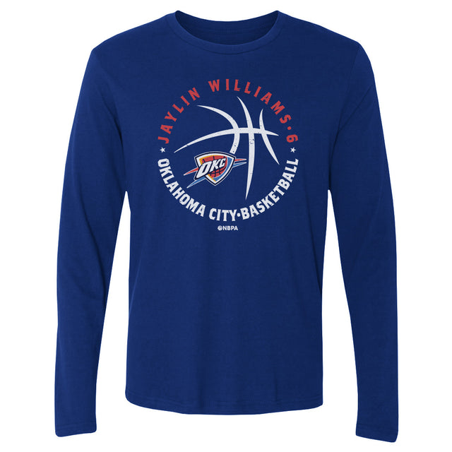 Jaylin Williams Men's Long Sleeve T-Shirt | 500 LEVEL