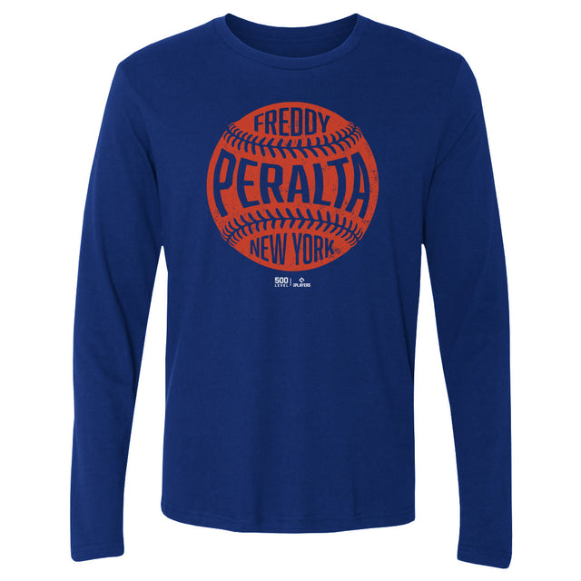 Freddy Peralta Men's Long Sleeve T-Shirt | 500 LEVEL