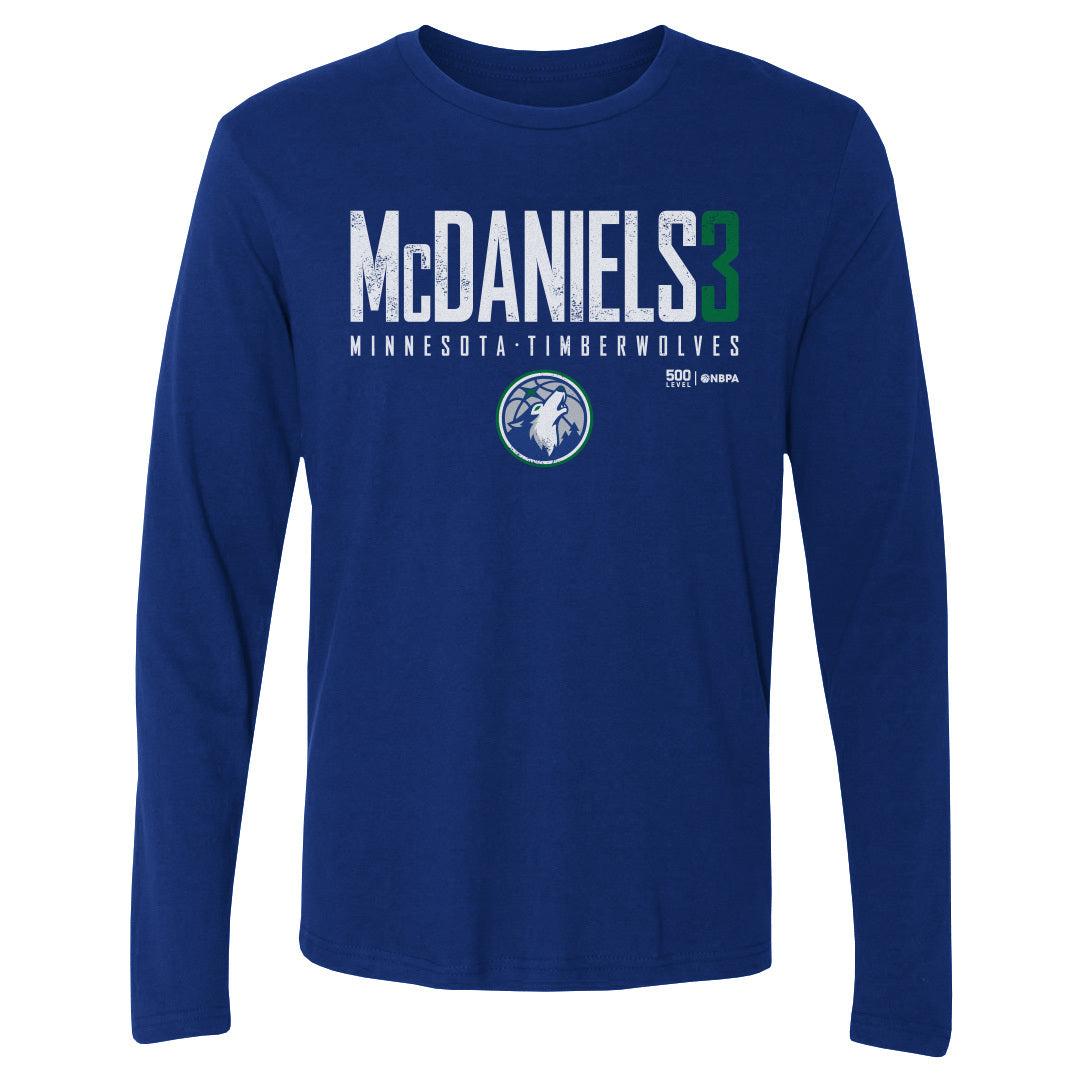 Jaden McDaniels Men's Long Sleeve T-Shirt | 500 LEVEL
