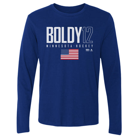 Matt Boldy Men's Long Sleeve T-Shirt | 500 LEVEL