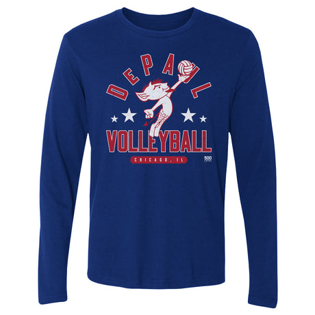 DePaul Blue Demons Men's Long Sleeve T-Shirt | 500 LEVEL