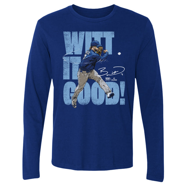 Bobby Witt Jr. Men's Long Sleeve T-Shirt | 500 LEVEL
