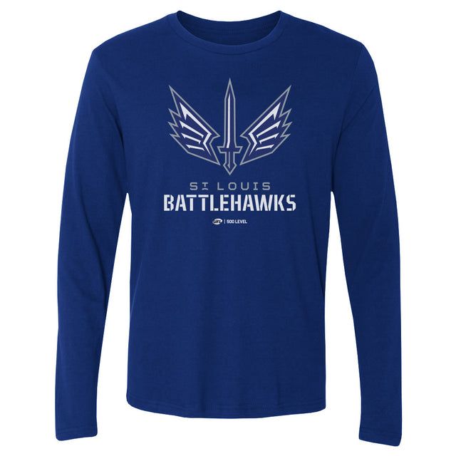 St. Louis Battlehawks Men's Long Sleeve T-Shirt | 500 LEVEL