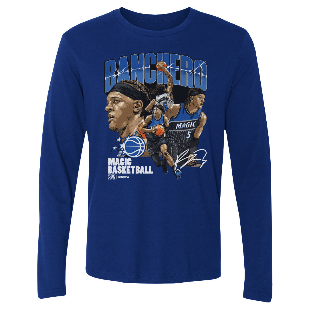 Paolo Banchero Men's Long Sleeve T-Shirt | 500 LEVEL