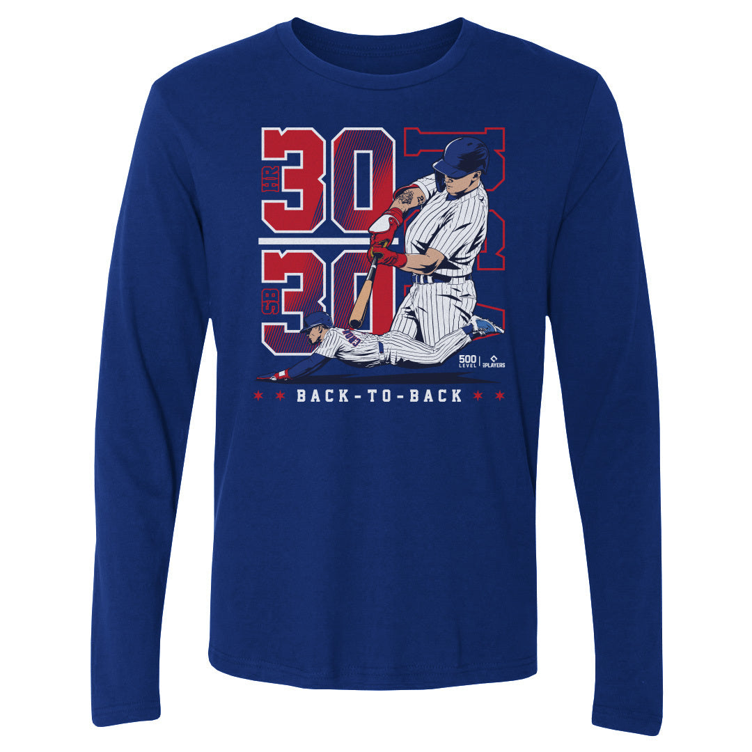 Pete Crow-Armstrong Men's Long Sleeve T-Shirt | 500 LEVEL