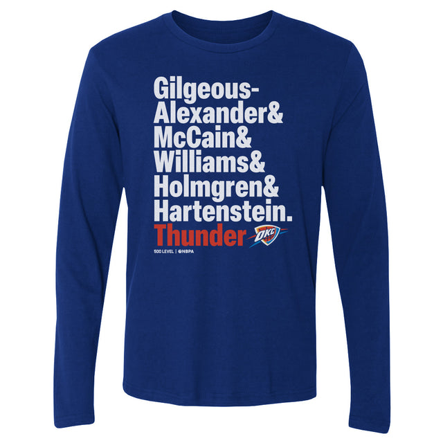 Oklahoma City Thunder Men's Long Sleeve T-Shirt | 500 LEVEL