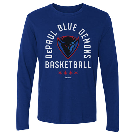 DePaul Blue Demons Men's Long Sleeve T-Shirt | 500 LEVEL