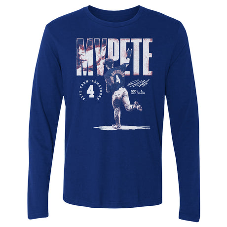 Pete Crow-Armstrong Men's Long Sleeve T-Shirt | 500 LEVEL