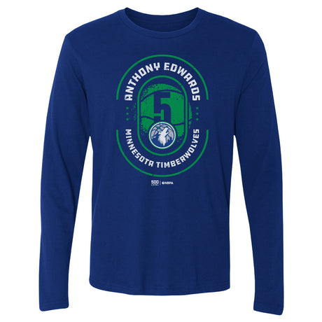 Anthony Edwards Men's Long Sleeve T-Shirt | 500 LEVEL