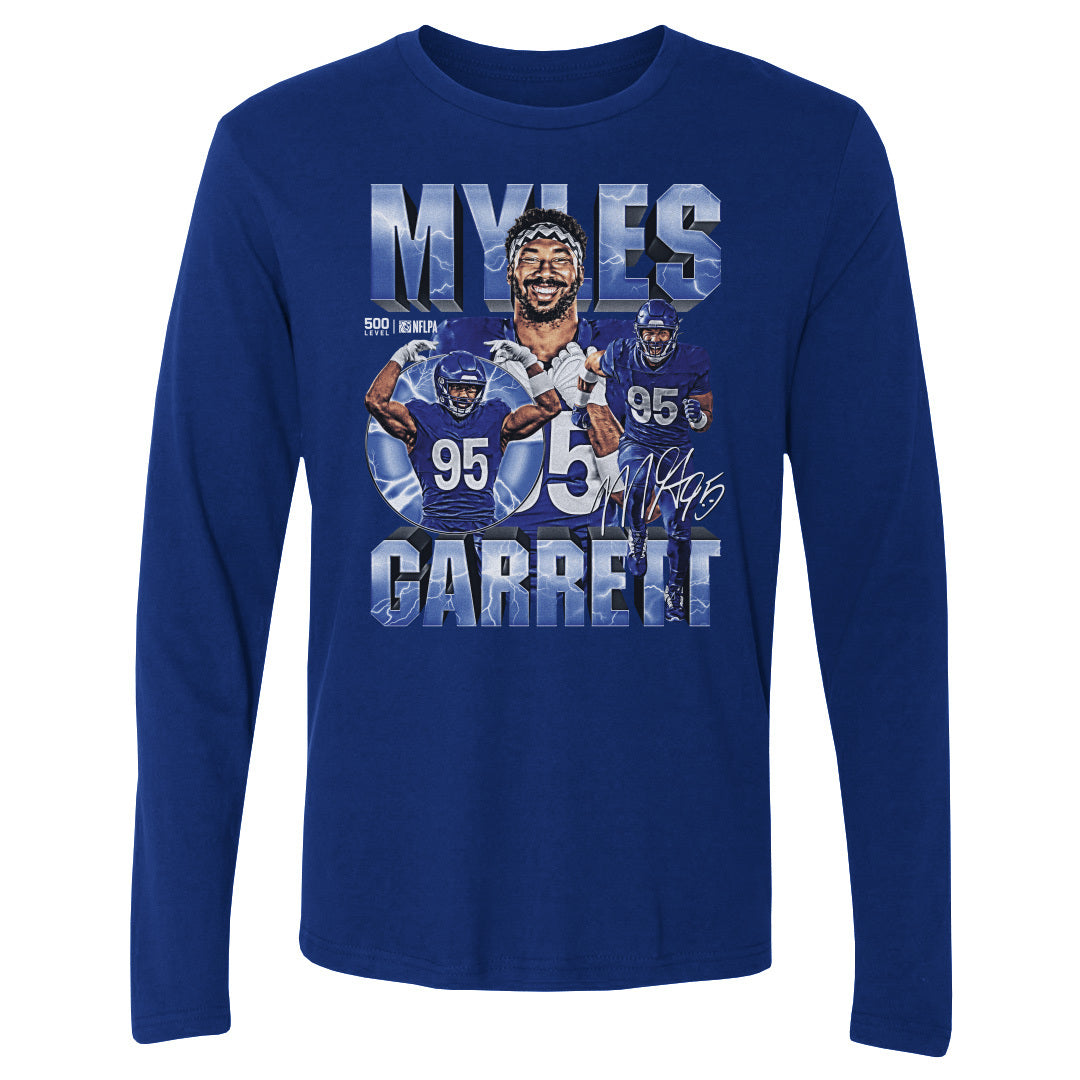 Myles Garrett Men's Long Sleeve T-Shirt | 500 LEVEL