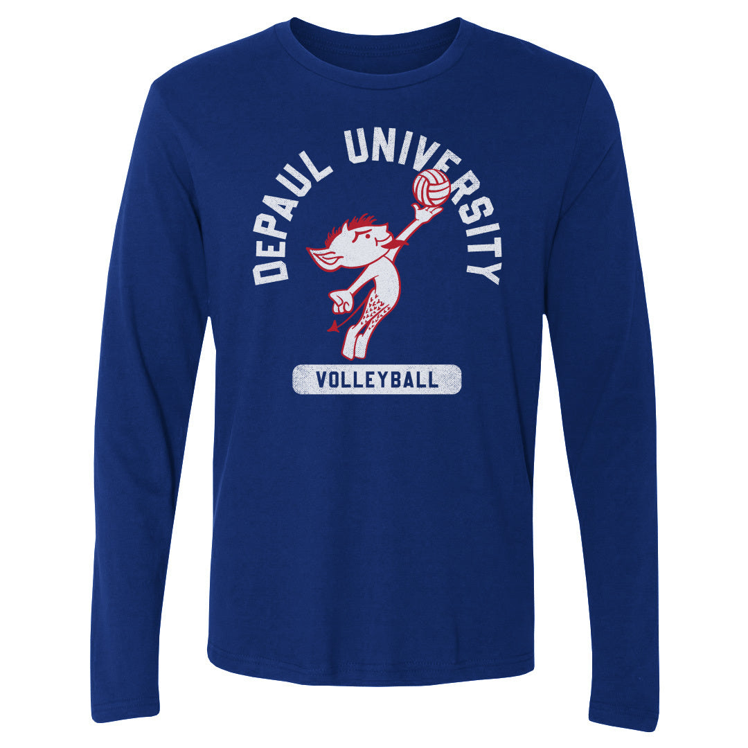 DePaul Blue Demons Men's Long Sleeve T-Shirt | 500 LEVEL