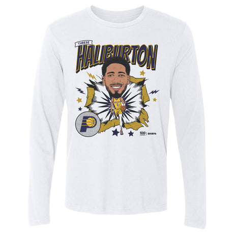 Tyrese Haliburton Men's Long Sleeve T-Shirt | 500 LEVEL