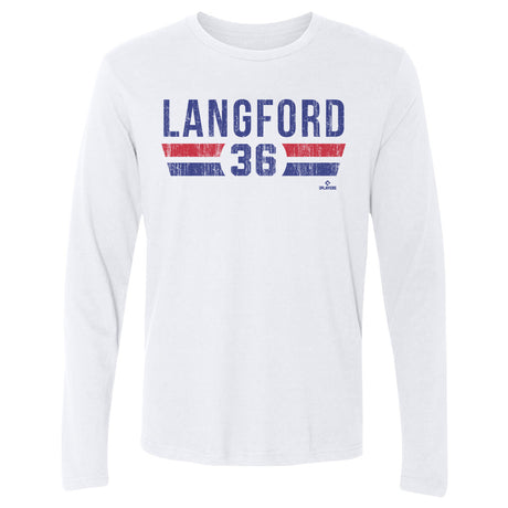 Wyatt Langford Men's Long Sleeve T-Shirt | 500 LEVEL