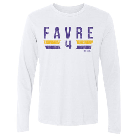 Brett Favre Men's Long Sleeve T-Shirt | 500 LEVEL