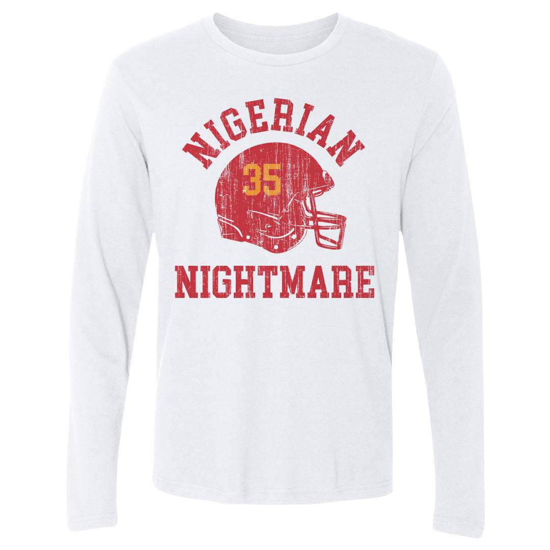 Christian Okoye Men's Long Sleeve T-Shirt | 500 LEVEL