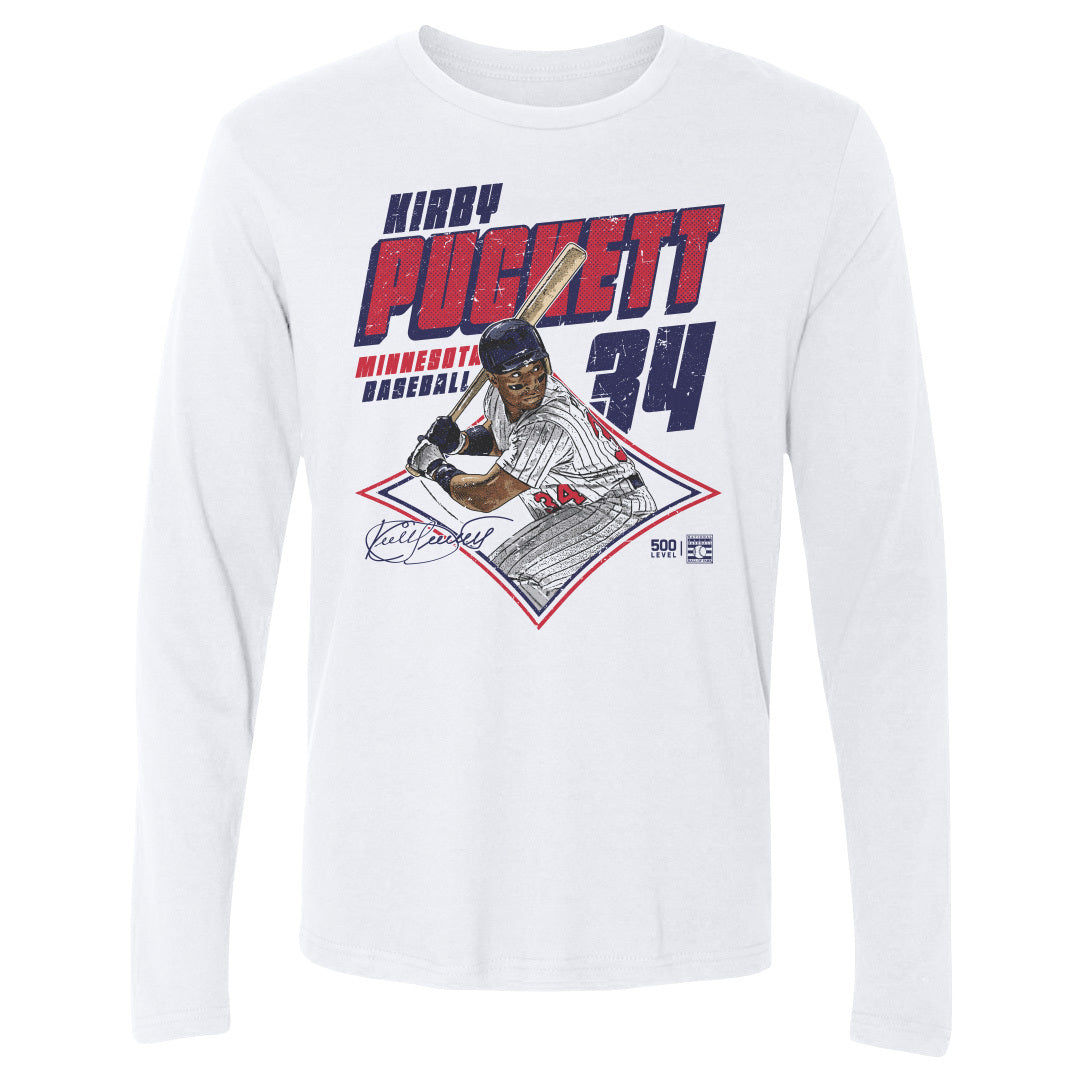 Kirby Puckett Men's Long Sleeve T-Shirt | 500 LEVEL