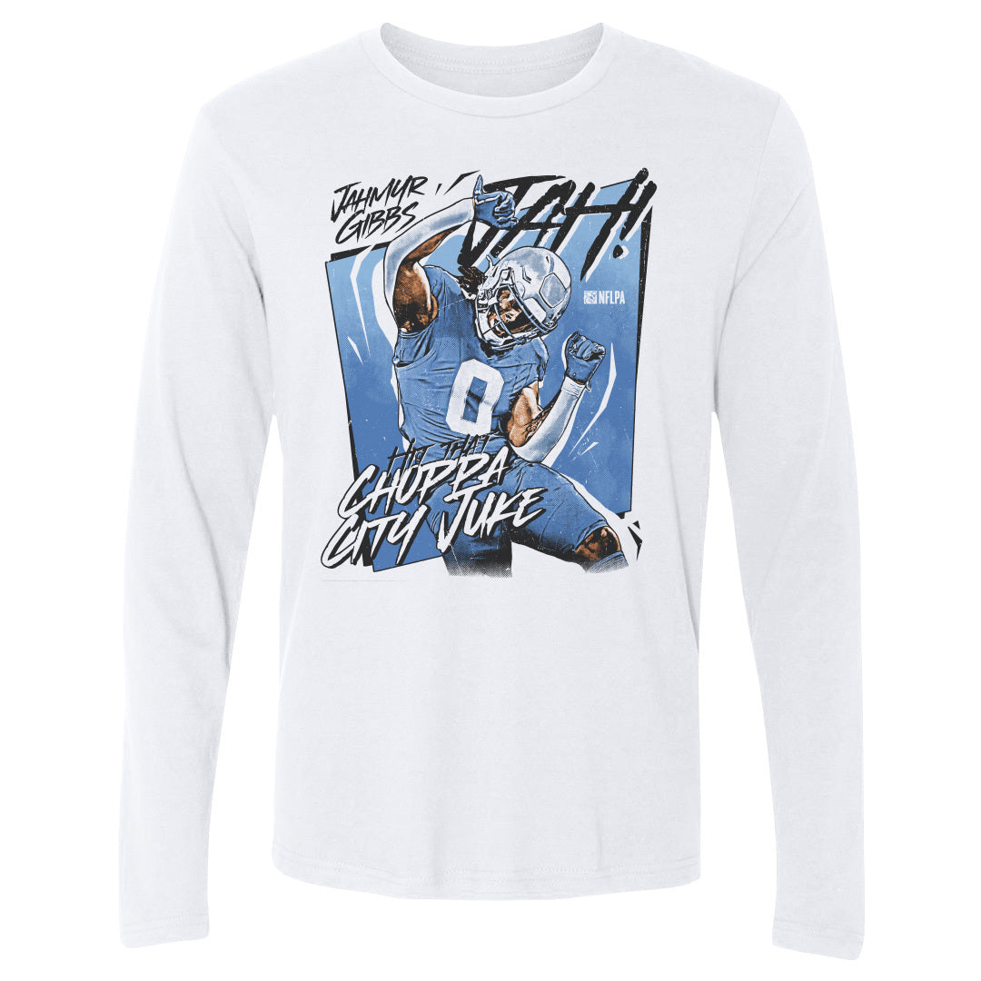Jahmyr Gibbs Men's Long Sleeve T-Shirt | 500 LEVEL