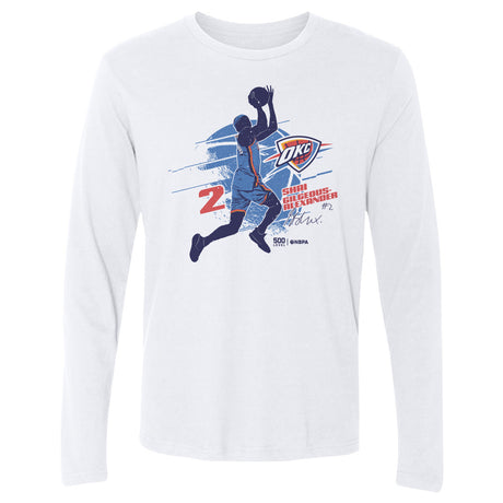 Shai Gilgeous-Alexander Men's Long Sleeve T-Shirt | 500 LEVEL