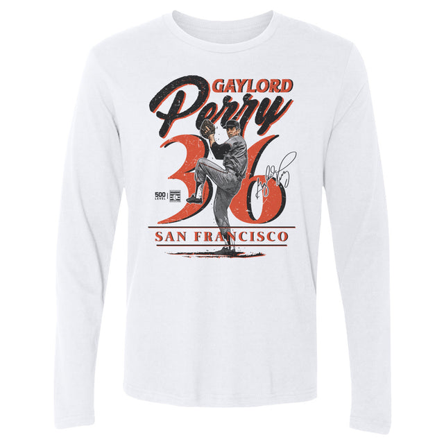Gaylord Perry Men's Long Sleeve T-Shirt | 500 LEVEL