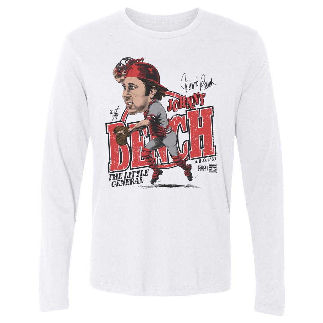 Johnny Bench Men's Long Sleeve T-Shirt | 500 LEVEL