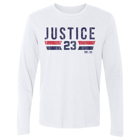 David Justice Men's Long Sleeve T-Shirt | 500 LEVEL