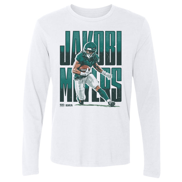 Jakobi Meyers Men's Long Sleeve T-Shirt | 500 LEVEL