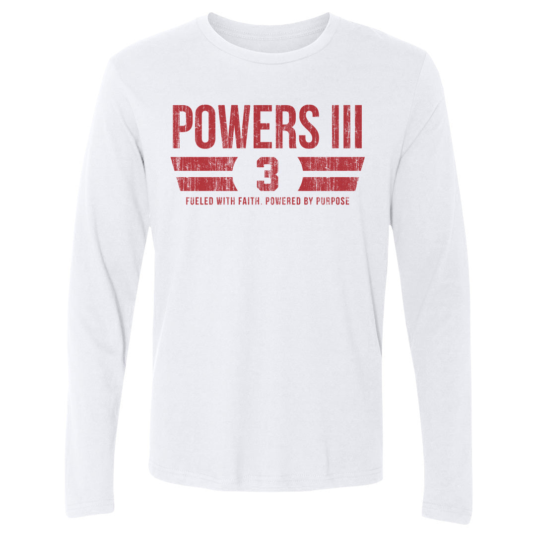 Reggie Powers III Men's Long Sleeve T-Shirt | 500 LEVEL