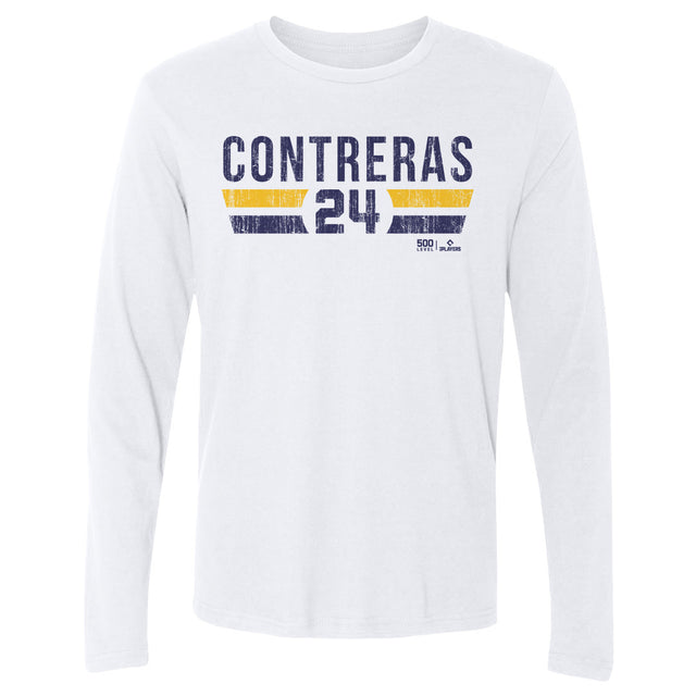 William Contreras Men's Long Sleeve T-Shirt | 500 LEVEL