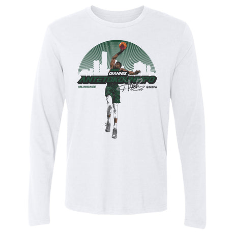 Giannis Antetokounmpo Men's Long Sleeve T-Shirt | 500 LEVEL