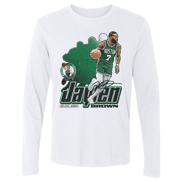 Jaylen Brown Men's Long Sleeve T-Shirt | 500 LEVEL