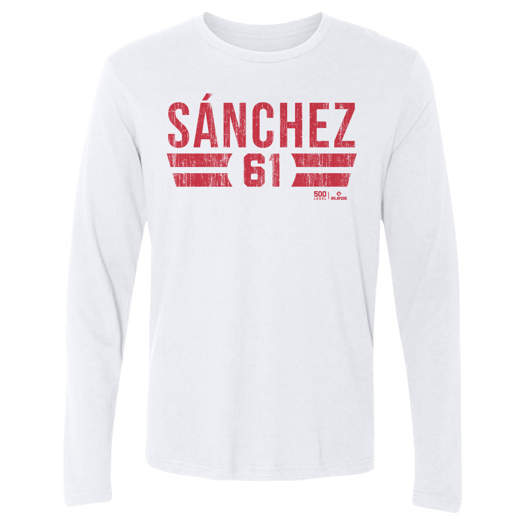 Cristopher Sanchez Men's Long Sleeve T-Shirt | 500 LEVEL