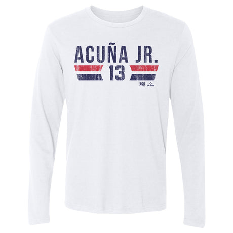 Ronald Acuna Jr. Men's Long Sleeve T-Shirt | 500 LEVEL