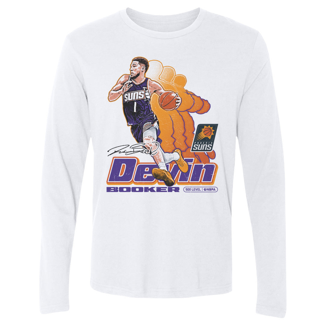 Devin Booker Men's Long Sleeve T-Shirt | 500 LEVEL