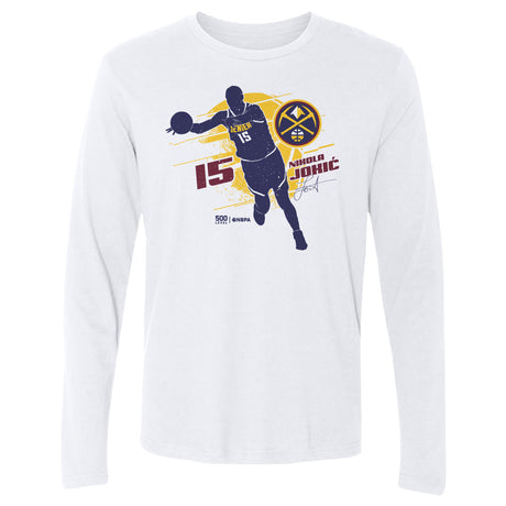 Nikola Jokic Men's Long Sleeve T-Shirt | 500 LEVEL