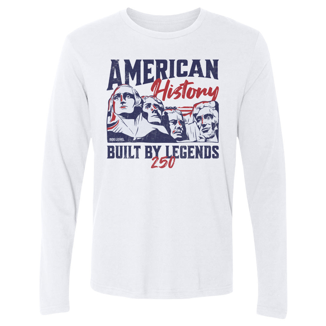 USA Men's Long Sleeve T-Shirt | 500 LEVEL