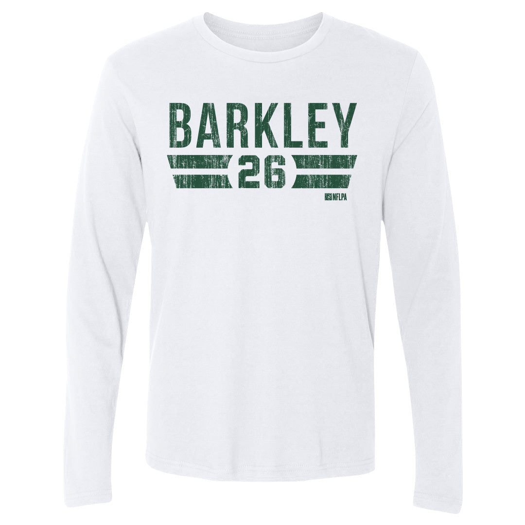 Saquon Barkley Men's Long Sleeve T-Shirt | 500 LEVEL