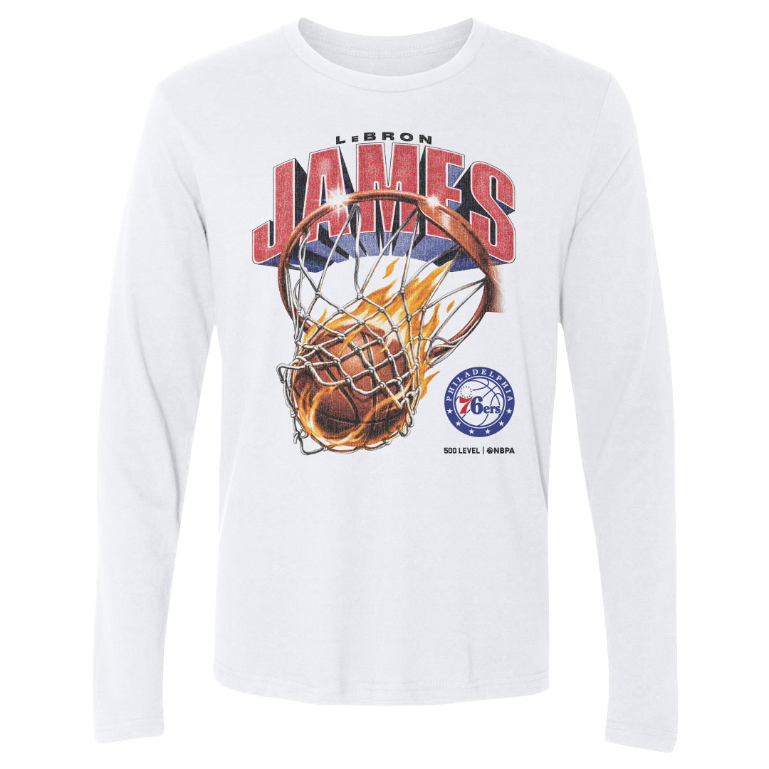 LeBron James Men's Long Sleeve T-Shirt | 500 LEVEL