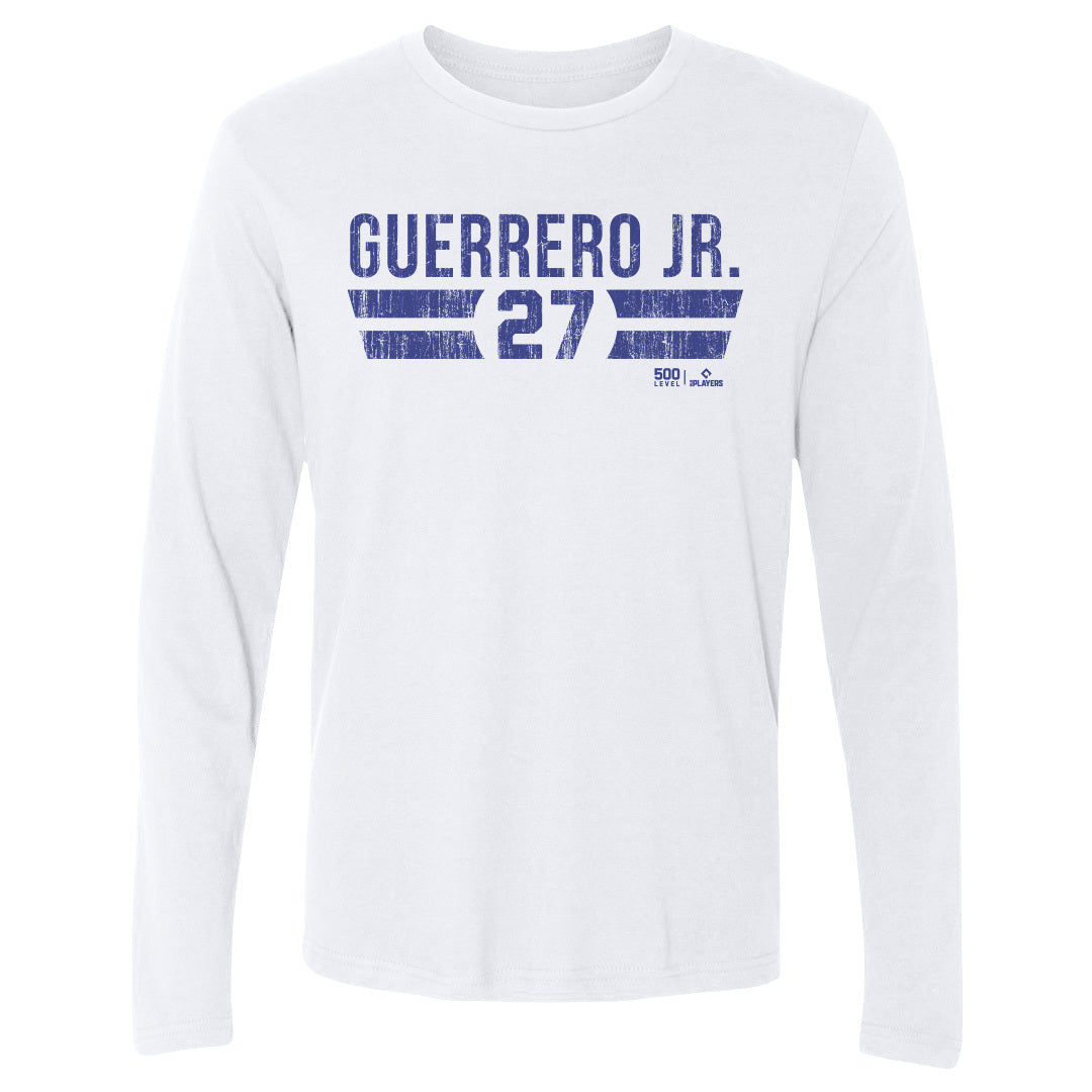 Vladimir Guerrero Jr. Men's Long Sleeve T-Shirt | 500 LEVEL