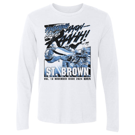 Amon-Ra St. Brown Men's Long Sleeve T-Shirt | 500 LEVEL